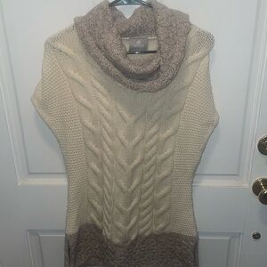 Aran Sweater. Sleeveless Tunic
